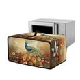 thumbnail image 1 of Renewold Toaster Oven Protection Case Stain-Resistant Washable Smart Oven Air Fryer Cover Countertop Appliance Protective Case Kitchen Decor, 18.5 x 14.5 x 9 Inches, Peacock Flower, 1 of 7