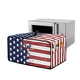 thumbnail image 1 of Renewold Toaster Oven Protective Cover Dustproof Smart Oven Air Fryer Protector Case with Pockets Easy Clean Kitchen Appliance Accessories, 18.5 x 14.5 x 9 Inches, American Flag Print, 1 of 7
