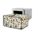 thumbnail image 1 of Renewold Toaster Oven Protector Stain-Resistant Polyester Smart Oven Air Fryer Protective Case with Accessory Pockets Home Kitchen Decoration, 18.5 x 14.5 x 9 Inches, Floral Beige Retro, 1 of 7