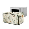 thumbnail image 1 of Renewold Toaster Oven Protector Stain-Resistant Polyester Smart Oven Air Fryer Protective Case with Accessory Pockets Home Kitchen Decoration, 22.5 x 18.5 x 13 Inches, Butterfly Daisy Leaf, 1 of 7