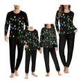 thumbnail image 1 of Renewold Trendy Skin Friendly Pajamas Top Size XL Christmas Lights Pajama Set for Men Soft Comfy Nightwear Pj Holiday Long Sleeve Pullover Tops Pants,2 Pieces, 1 of 5