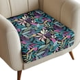 thumbnail image 1 of Renewold Tropical Leaf Blue Stretch Sofa Seat Cushion Slipcover Soft Dog Couch Slipcover Elastic Separate Armchair Slipcover Pet Friendly for Living Room Home Decor, S, 1 of 5