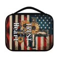 thumbnail image 1 of Renewold USA Flag Bible Case for Women Men Bible Covers Sunflowers Bible Carrying Case with Pockets Fashion Book Bags and Totes for Girls Bible Gift, 1 of 7
