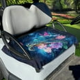 thumbnail image 1 of Renewold Universal Golf Cart Seat Cover Breathable Golf Cart Seat Blanket Year-Round Comfort Fit for Most 2-Seat Golf Cart, Sea Turtle Butterfly Flower Galaxy, 1 of 5