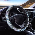 thumbnail image 1 of Renewold Universal Steering Wheel Cover, Soft Breathable 15 Inch Car Steering Wheel Cover Auto Accessories Fit for Most Vehicles, Leopard Print Blue Purple, 1 of 7