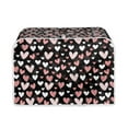 thumbnail image 1 of Renewold Valentine's Day Four Slice Toaster Cover Pink Heart Print Wide Slot Kitchen Broiler Appliance Organizer Bag Keep Toaster Free from Dust And Fingerprint, 1 of 6
