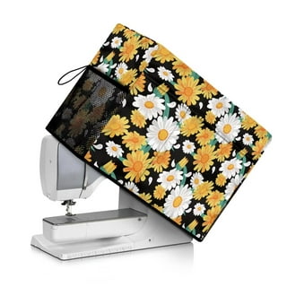 Sunflowers Sewing Machine Cover Dust Cover with Essentials Pockets Easy to  Clean
