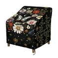 thumbnail image 1 of Renewold Waterproof Patio Chair Covers Anti-UV Weather-Resistant Patio Lounge Chair Covers Furniture Protection Fits up to 29W x 33D x 36H Inches, Butterfly Flower Moon, 1 of 7
