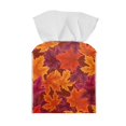 thumbnail image 1 of Renewold Waterproof Square Tissue Box Holder for Thanksgiving Decorations Fashion Fall Maple Leaves Tissue Organizer Home Office Cars PU Leather Tissue Paper Cover, 1 of 5