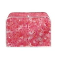 thumbnail image 1 of Renewold Wide Slot Toaster Cover for Kitchen Valentine's Day Gifts Pink Heart Painting Toaster Oven Covers 4 Slice Kitchen Appliance Covers Decorative for Microwave Oven, 1 of 6