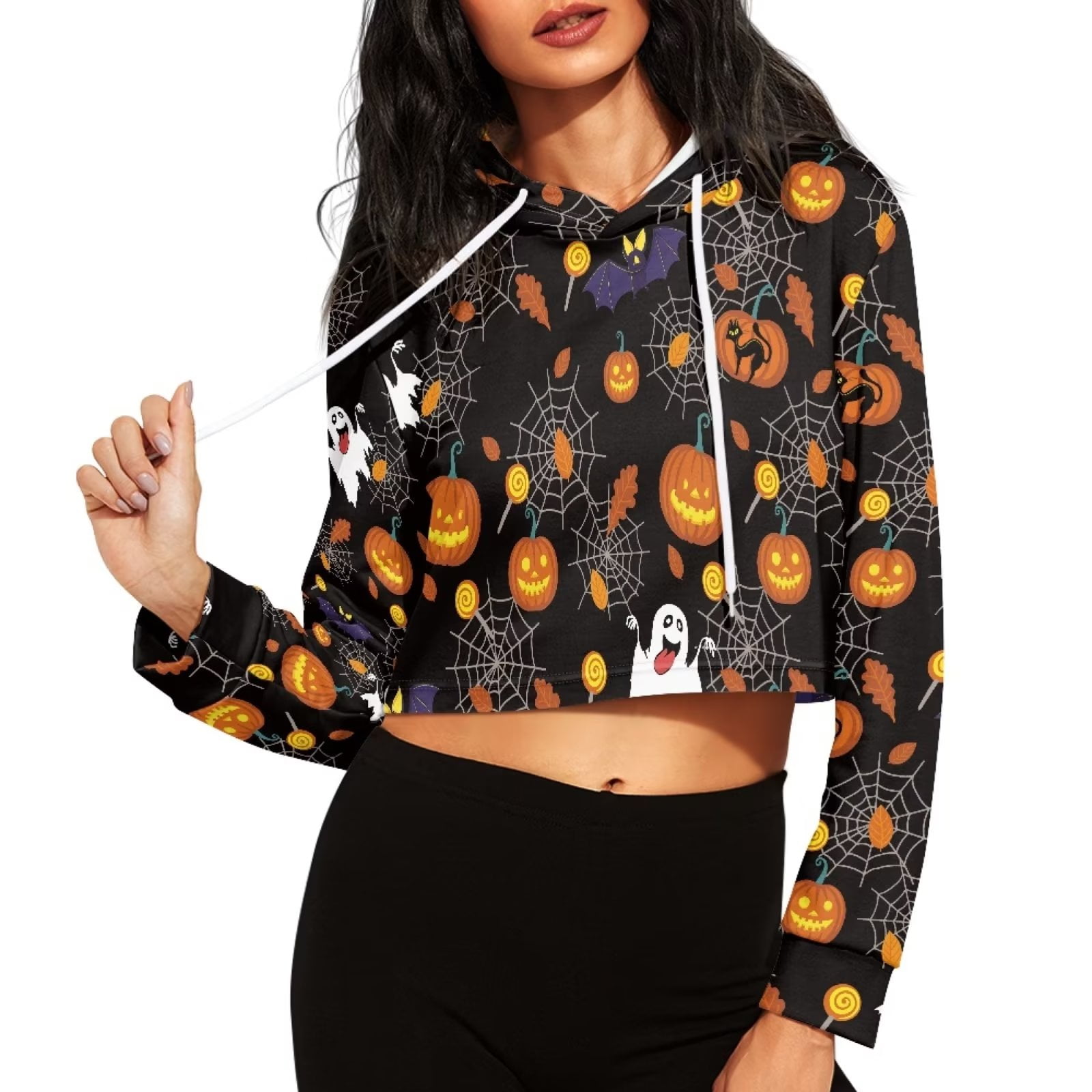 Halloween Women's on sale Cropped Sweatshirt