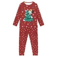 thumbnail image 1 of Renewold Xmas Trees Cats Heart Pj Set for Teens Christmas Theme PajamaAthletic Clothing for Jogger/Walking/Yoga Relaxed & Comfy Nightwear 2 Pieces Sleep PJ Size 5-6, 1 of 5