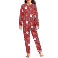 thumbnail image 1 of Renewold Xmas Trees Reindeer Pajamas Top & Pants Set of 2 Soft Skin Friendly Scoop Neck Sleepwear Loungewear 11-12Y Toodlers Long Sleeve Shirt Home Wear,Christmas Holiday, 1 of 5