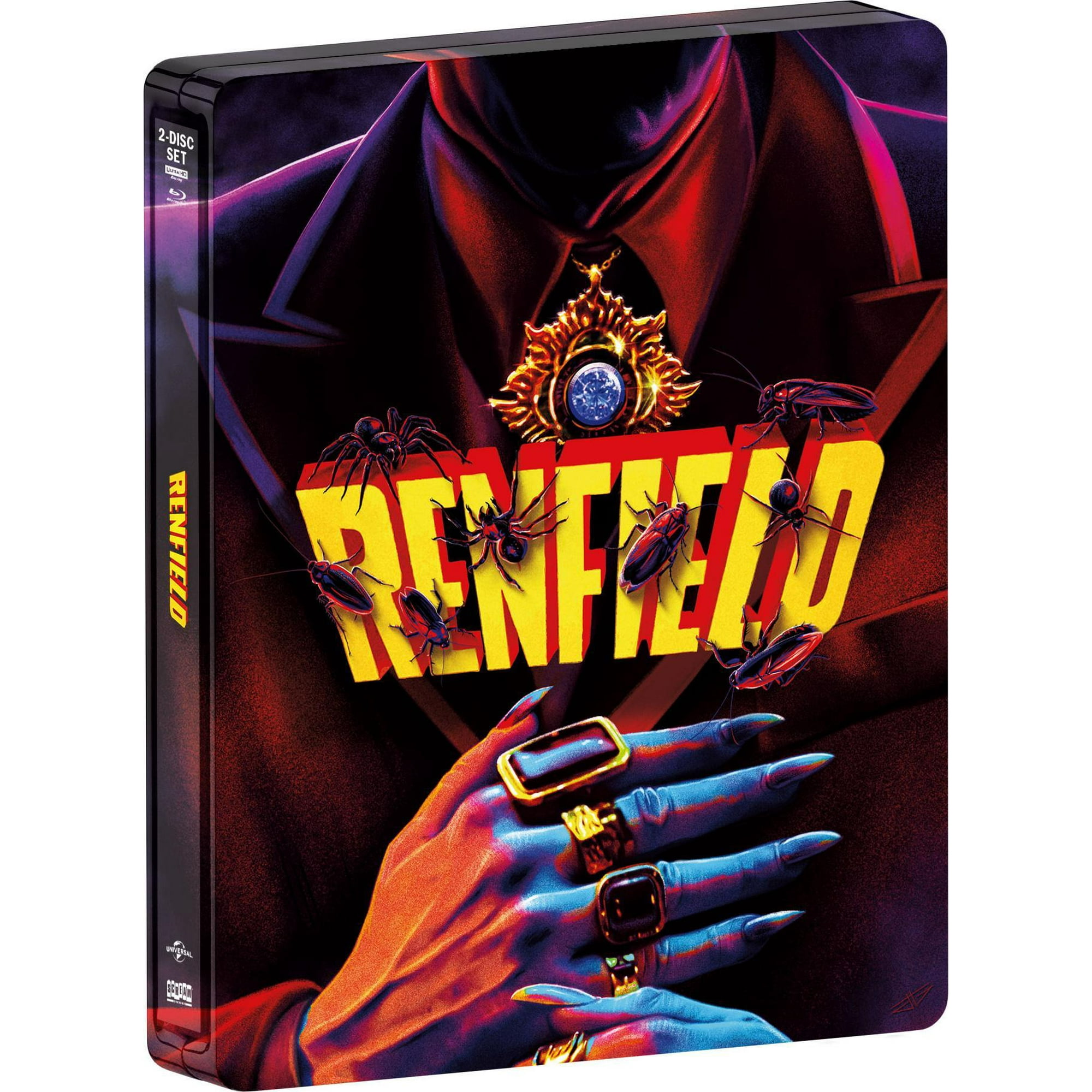 Renfield (Walmart Exclusive) (Steelbook) (4K Ultra HD + Blu-ray), Comedy, Shout! Factory