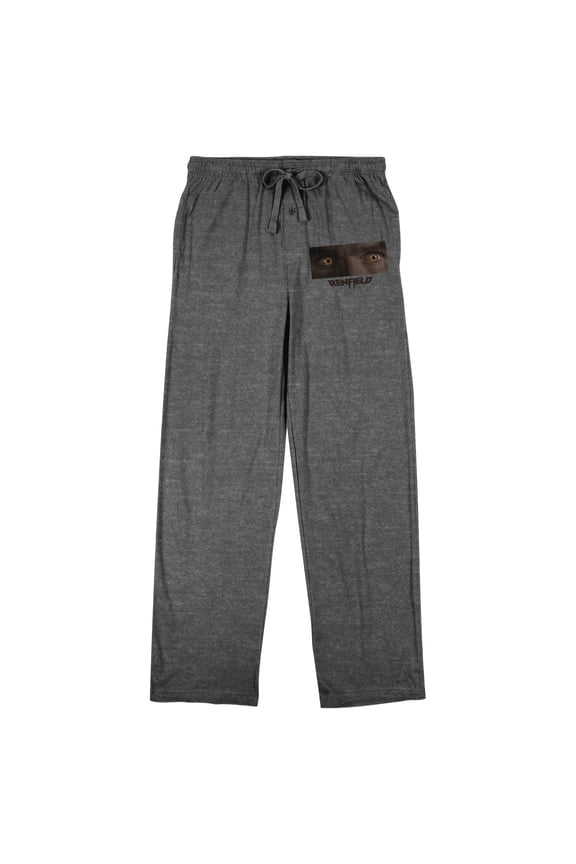 Renfield Yellow Eyes Men's Graphite Heather Sleep Pants-Large