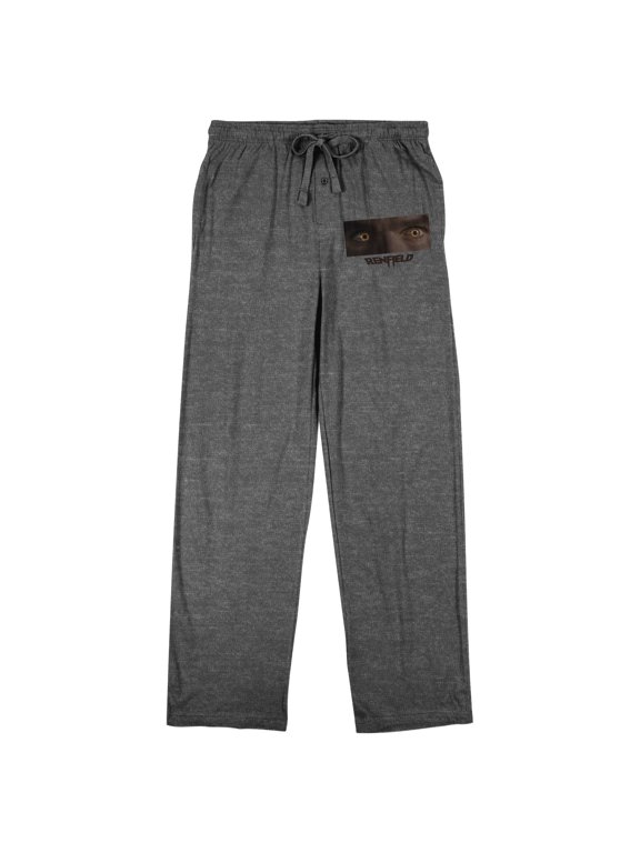 Renfield Yellow Eyes Men's Graphite Heather Sleep Pants-Large