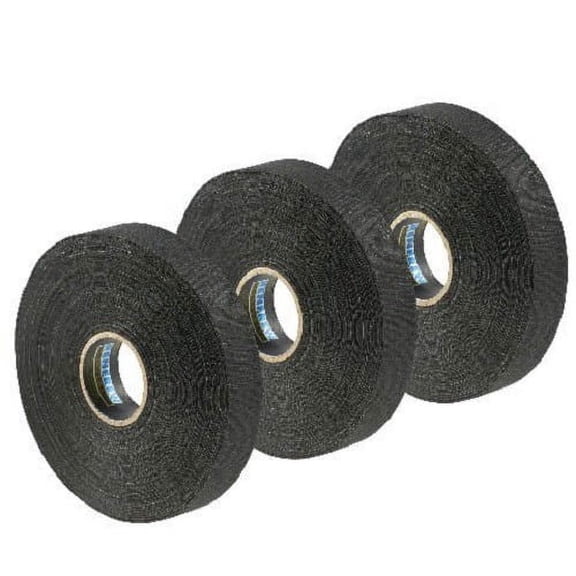 Renfrew 3 Pack Black FRICTION Hockey Stick Blade, 2 Sided Tape, 5/8" - 3/4" Wide