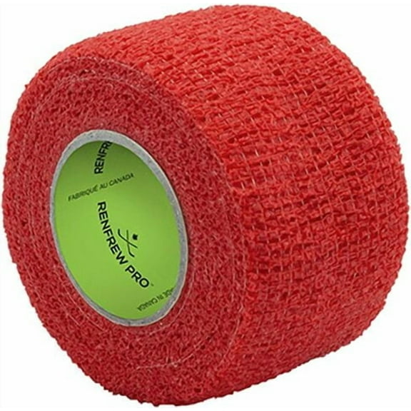 Renfrew 1 Roll StretchRap Grip Tape | Hockey, Baseball Bat, All Sports - Red