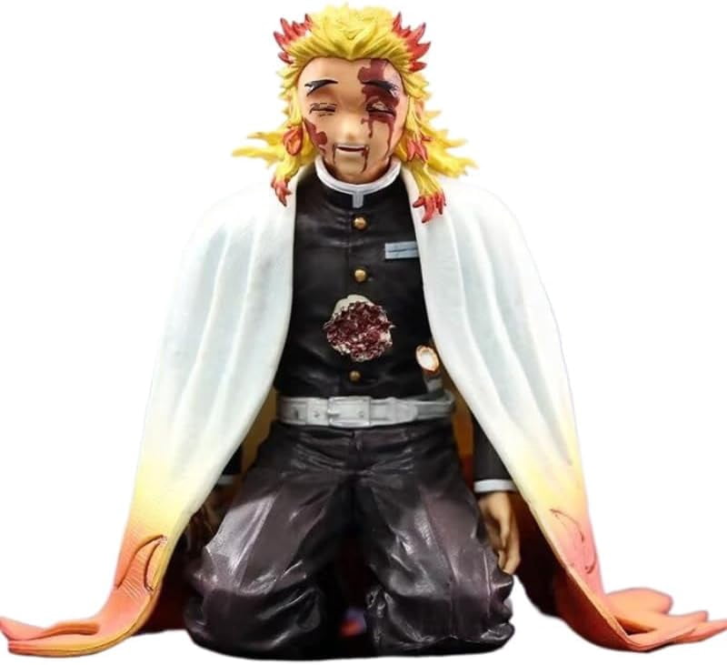 Rengoku Kyoujurou Figure Standing Wedding Dress Perona Action Figures 13cm/5.1inch PVC Character Figurine Cosplay Model Collectible for Anime Fans Gift