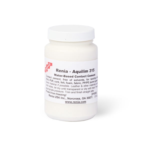Renia, Aquilim 315, Permanent Bond, Water-Based Contact Adhesive, Multiple Sizes