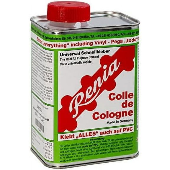 Renia Colle de Cologne - Quart (1/4 Gallon) - All Purpose Cement - Contact Adhesive