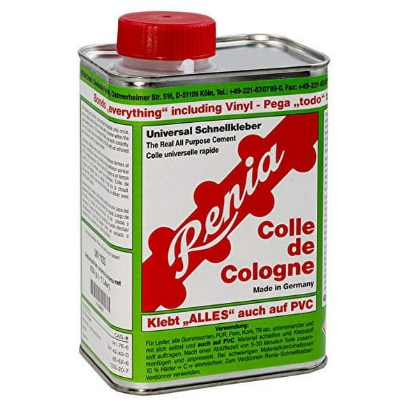 Renia Colle de Cologne - Quart (1/4 Gallon) - All Purpose Cement - Contact Adhesive