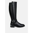 thumbnail image 1 of Renny Buckle Strap Embellished Calf Boots, 1 of 10