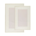 thumbnail image 1 of Reno 2-Piece Washable Solid Non-Slip Kitchen Mat Set, Cream, 1 of 9