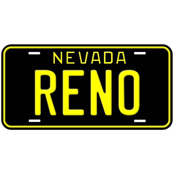 Reno NV TAG12 Novelty Car Auto License Plate