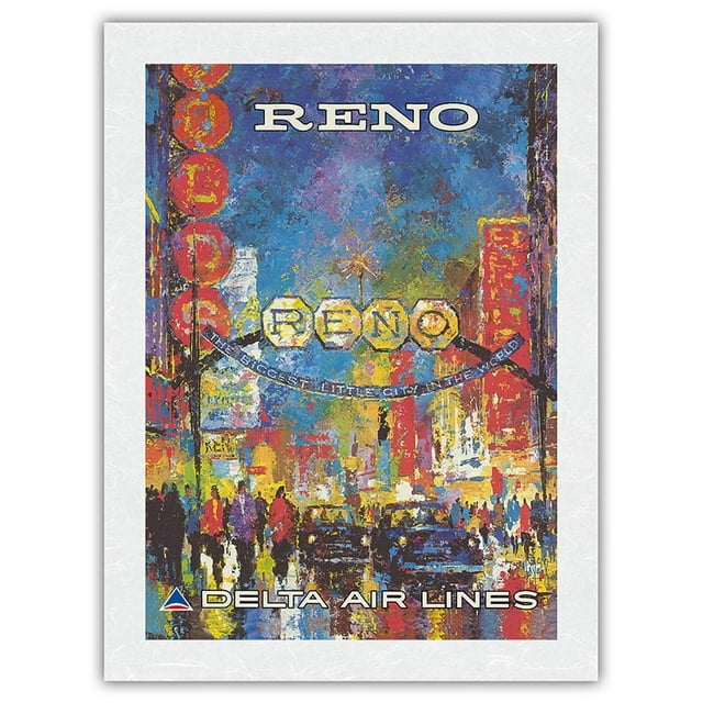 Reno Nevada The Biggest Little City in the World Delta Air Lines