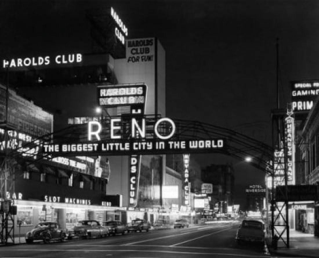 Reno Nevada USA Canvas Art - (24 x 36)