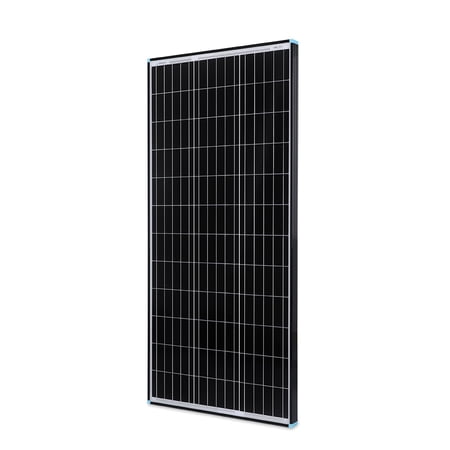 Renogy 100 Watt 12 Volt Monocrystalline Solar Panel High-Efficiency Module PV Charger for RV Motorhomes Cabins Marine, Black Frame