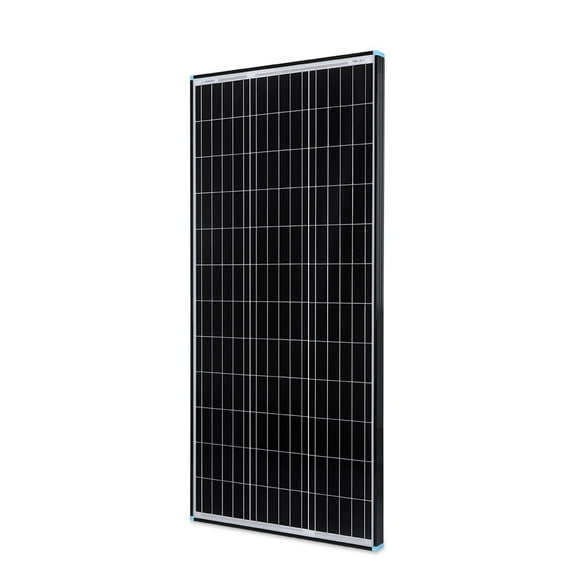 Renogy 100 Watt 12 Volt Monocrystalline Solar Panel High-Efficiency Module PV Charger for RV Motorhomes Cabins Marine, Black Frame
