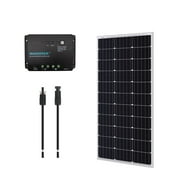Renogy 100W 12V Monocrystalline Solar Panel Bundle Kit with 100W Solar Panel,30A Charge Controller