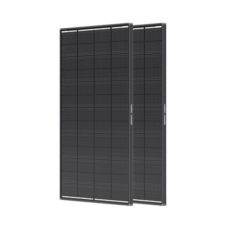 Renogy 2Pack 200W 12V Anti-Shading Solar Panel ShadowFlux, 16BB N-Type, 25% High-Efficiency & Anti-Shading, IP67 Waterproof, Lightweight for RV/Pickup/SUV Charging