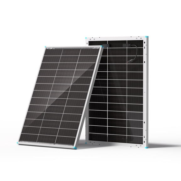 Renogy 100W Bifacial Solar Panel, 100 Watt Solar Panel N-Type 16BB, 25% High-Efficiency Solar Cell, Double-Side PV Module for Off-Grid Applications