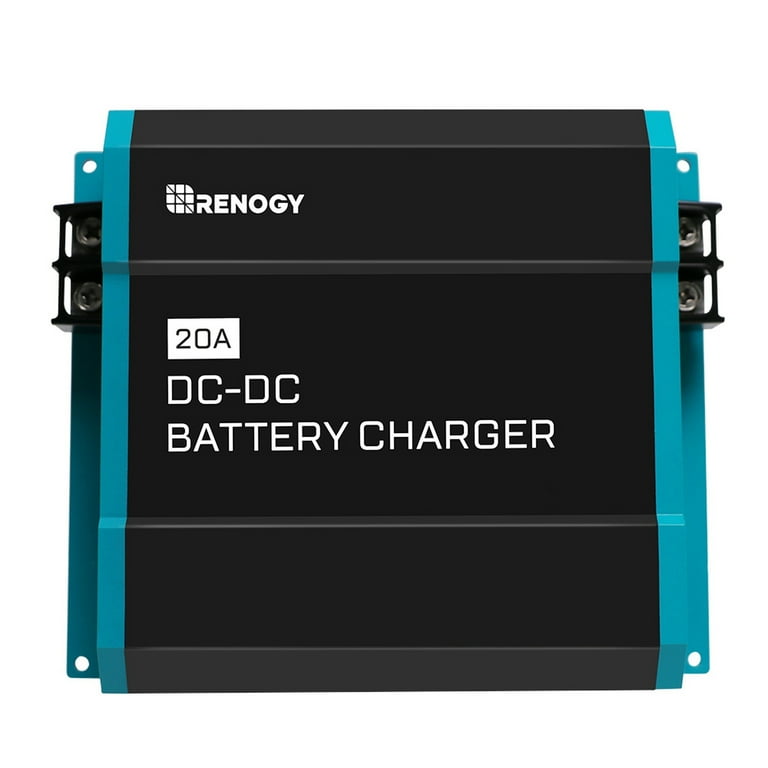 Renogy 12V 20A DC to DC On-Board Battery Charger for Flooded, Gel, AGM, and  Lithium, Using Multi-Stage Charging in RVs, Commercial Vehicles, Boats,  Yachts, 20A 