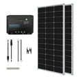 thumbnail image 1 of Renogy 200 Watt 12 Volt Monocrystalline Solar Panel, 30A PWM Charge Controller, Starter Kit for RV, Boats, Trailer, Camper, Marine, Off-Grid System, 1 of 7