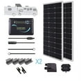 thumbnail image 1 of Renogy 200 Watts 12 Volts Monocrystalline Solar RV Kit Off-Grid Kit with 30A PWM LCD Controller + Mounting Brackets + MC4 Connectors + Solar Cables + Cable Entry housing+BT, 1 of 6