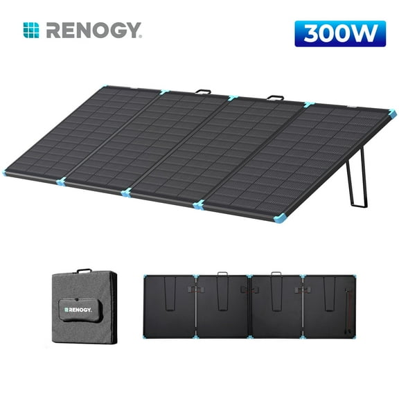 Renogy 16BB Solar Panel 220W, Portable Solar Panel for RV, Camping, Off Grid System
