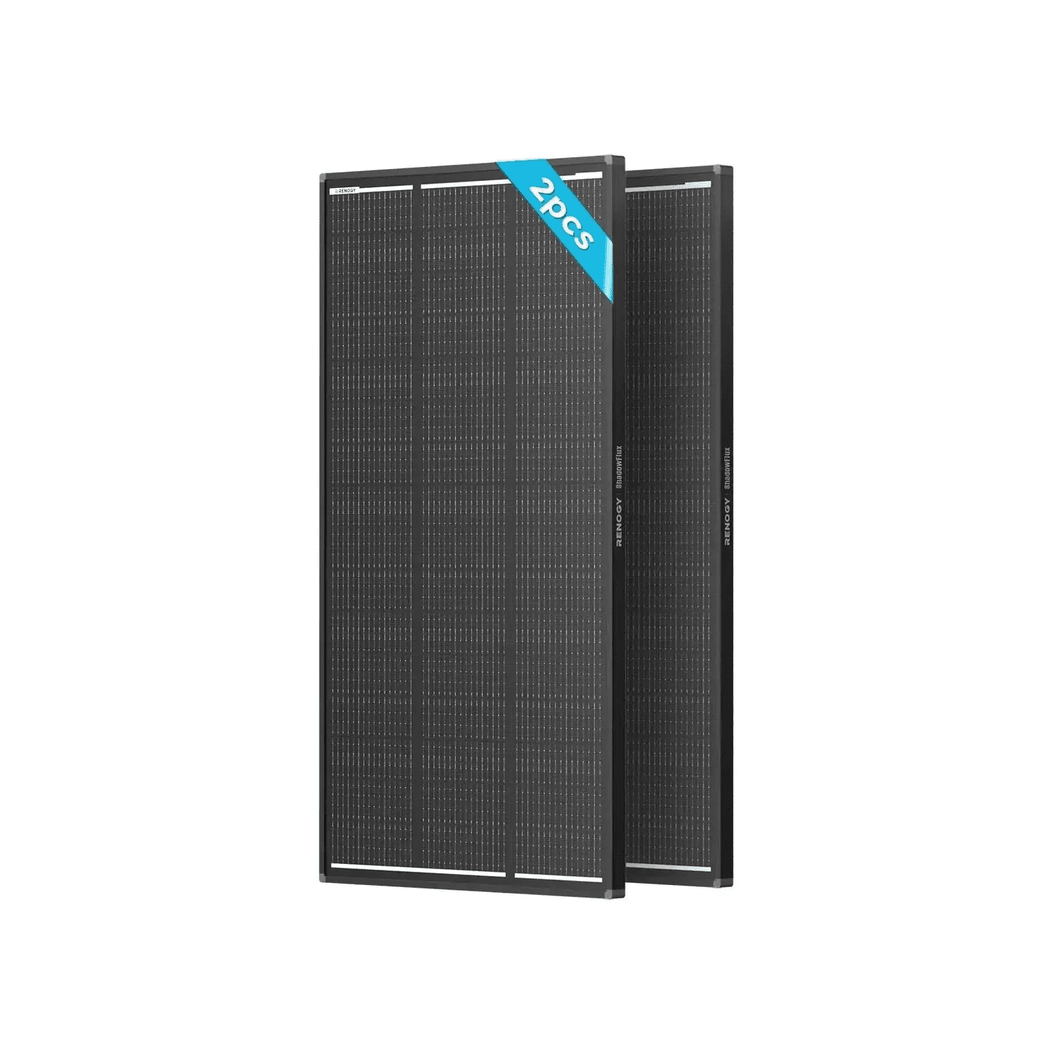 Renogy 2Pack 120W 12V Anti-Shading Solar Panel ShadowFlux, 16BB N-Type, 25% High-Efficiency & Anti-Shading, IP67 Waterproof, Lightweight for RV/Pickup/SUV Charging
