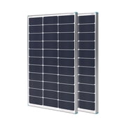 Renogy 2Pack 16BB N-Type 100 Watt Solar Panel 12V, 25% High-Efficiency, Solar Panel for Power Station, RV, Cabin, Off-Grid Applications