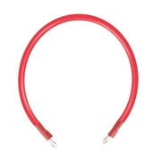 Renogy 1ft 4AWG ANL Fuse Cable with Double Ring Terminals for 3/8 in Lugs