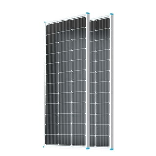 ECO-WORTHY 25W 12V Mono Solar Panel Kit with bracket 10A Controller Boat  Home RV
