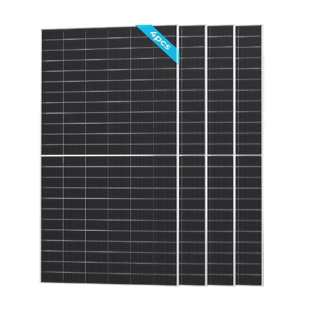 Renogy 4pcs 590 Watt Solar Panel, 12V/24V Bifacial N-Type Monocrystalline Solar Panel for Homes Roof RV Boat Camping price history and forecast - RENOGY RSP590DCT-144x4-US