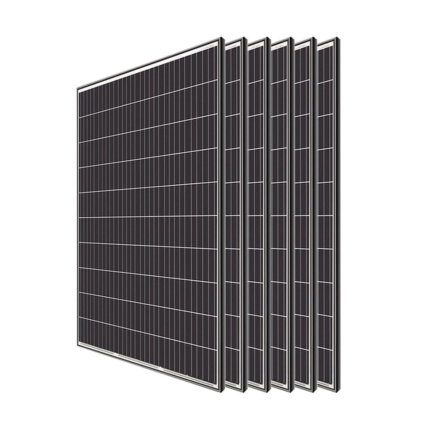 Renogy 6pcs 320W Solar Panel 24V, 18BB N-Type 25% High Efficiency, Monocrystalline for Power Station Generator, RV, SUV, Truck, Camping, Home, Off Grid