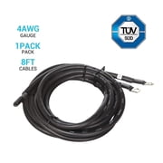 Renogy 8ft 4AWG Wire Copper Solar Tray Cables For Connecting Charge Controller to Battery (A pair)