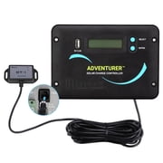 Renogy Adventurer Li 30A 12V/24V Negative Ground PWM Flush Mount Charge Controller w/ LCD Display with Bluetooth Module, Compatible with Sealed, Gel, Flooded and Lithium Batteries