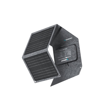 Renogy 30W Portable Solar Charger with 2 USB Ports, Foldable Sunpower Solar Panel for Camping, Hiking, and Outdoor Activities, IP65 Waterproof, Compatible with Cell Phone, iPhone, iPad, Samsung Galax