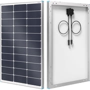 Renogy Solar Panel 100 Watt 12V, 16BB N-Type Solar Panel, 25% High-Efficiency, PV Modules for RV, Marine, Rooftop, Farm, Trailer, Home Off-Grid System